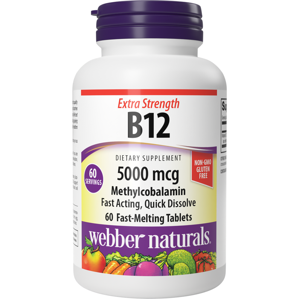 Extra Strength B12 Methylcobalamin 5000 mcg