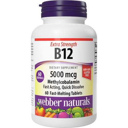 Extra Strength B12 Methylcobalamin 5000 mcg