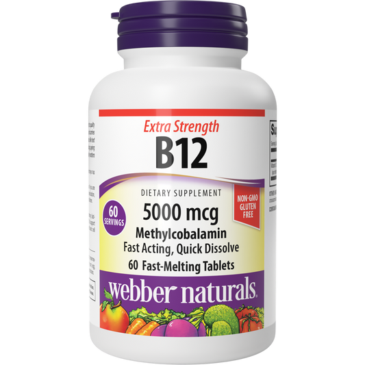 Extra Strength B12 Methylcobalamin 5000 mcg