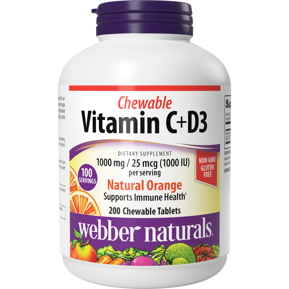 Chewable Vitamin C+D3