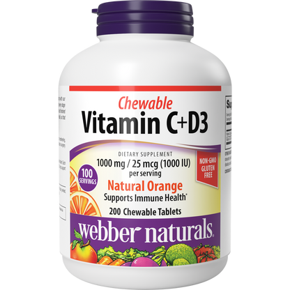 Chewable Vitamin C+D3