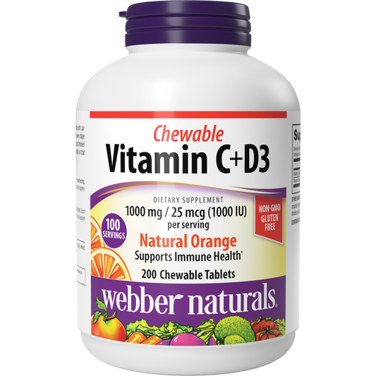 Chewable Vitamin C+D3