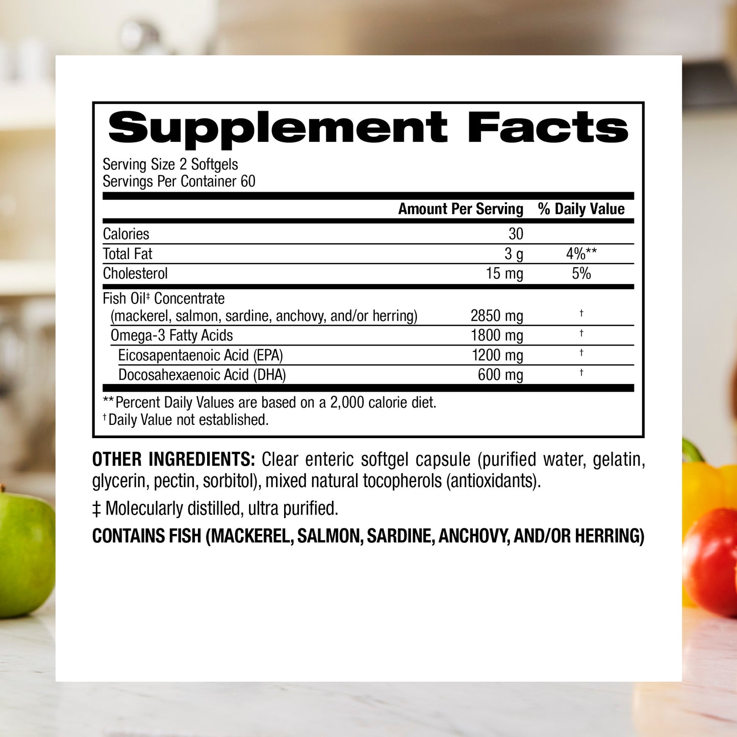 High Potency Fish Oil Softgels