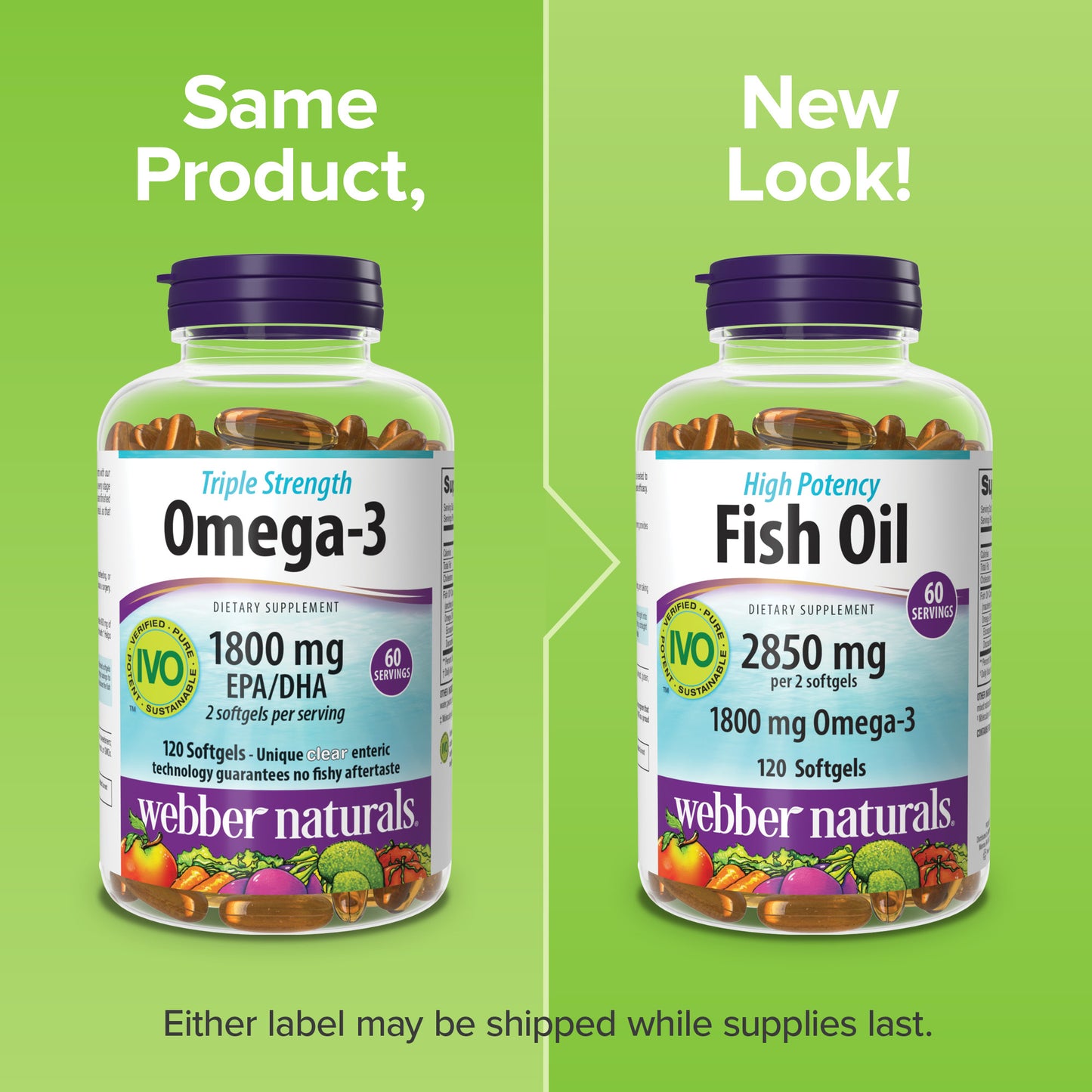 High Potency Fish Oil Softgels