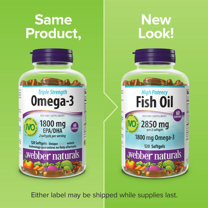 High Potency Fish Oil Softgels