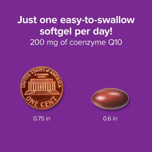 Coenzyme Q10 200 mg Softgels, image-enhanced-pill