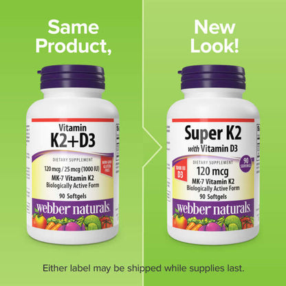 Super K2 with Vitamin D3 Softgels, image-misc