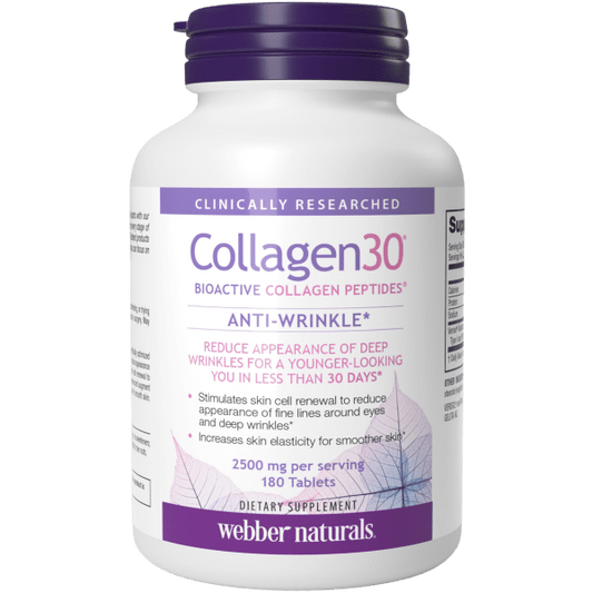 Collagen30® Bioactive Collagen Peptides  2500 mg  180 Tablets, image-hi-res