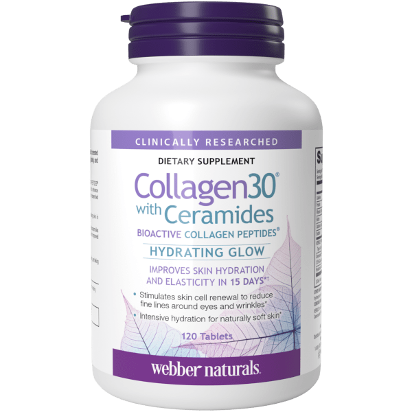 Collagen30® with Ceramides Bioactive Collagen Peptides   120 Tablets, image-hi-res