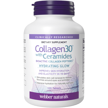Collagen30® with Ceramides Bioactive Collagen Peptides   120 Tablets, image-hi-res