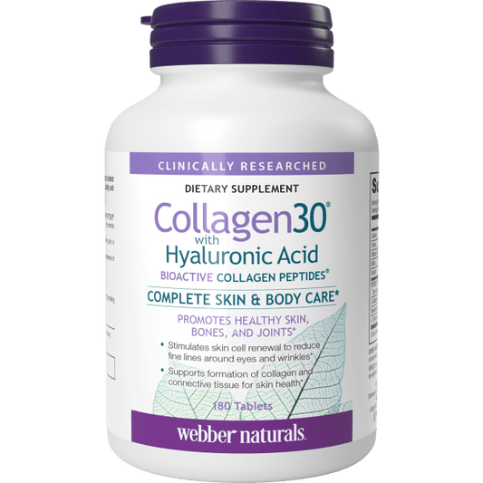 Collagen30® with Hyaluronic Acid BIOACTIVE COLLAGEN PEPTIDES®   180 Tablets, image-hi-res