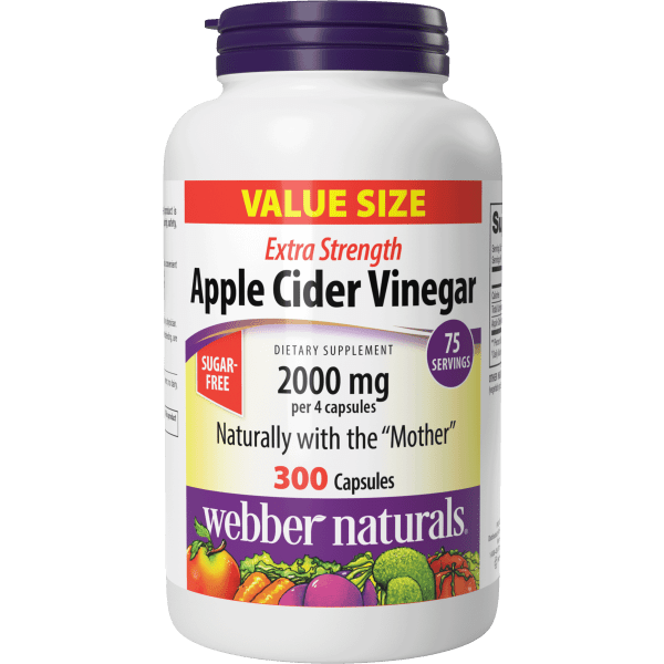 Apple Cider Vinegar  2000 mg  300 Capsules, image-hi-res