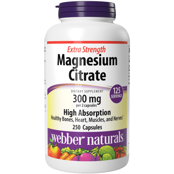Magnesium Citrate  300 mg  250 Capsules, image-hi-res