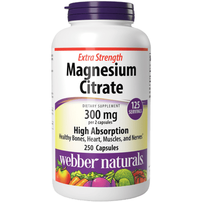 Magnesium Citrate  300 mg  250 Capsules, image-hi-res