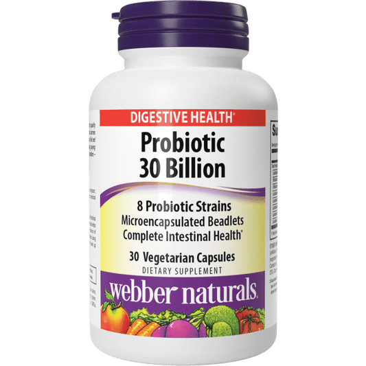 Probiotic 30 Billion 8 Probiotic Strains   30 Vegetarian Capsules, image-hi-res