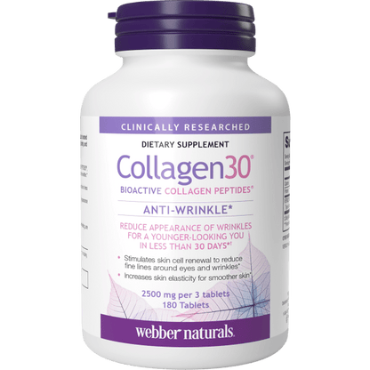 Collagen30® BIOACTIVE COLLAGEN PEPTIDES®  2500 mg per 3 tablets  180 Tablets, image-hi-res