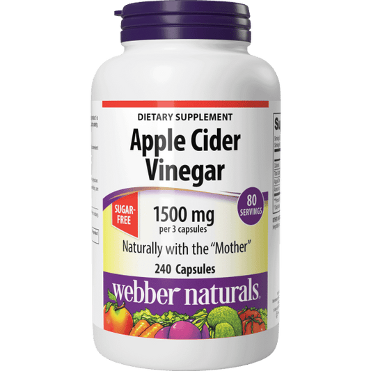 Apple Cider Vinegar  1500 mg  240 Capsules, image-hi-res
