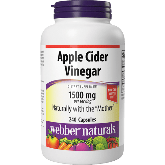 Apple Cider Vinegar  1500 mg  240 Capsules, image-hi-res