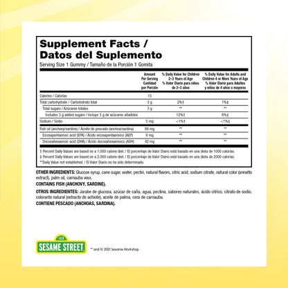 Omega-3 with DHA Gummies