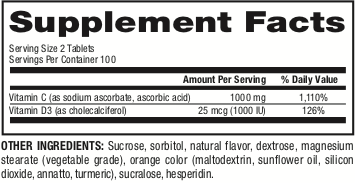 Chewable Vitamin C+D3