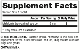Extra Strength Melatonin 5 mg