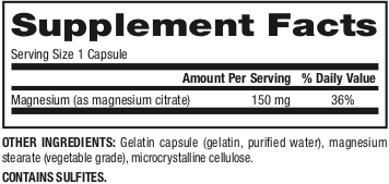 Magnesium Citrate 150 mg